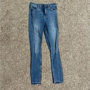 Hollister Women's Skinny Jeans in Blue